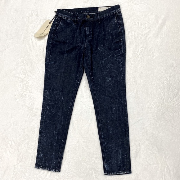 NWT Rag and Bone Ice Dash Trouser Ice Blue Denim Jeans Women's Size 25 ! - Picture 8 of 13